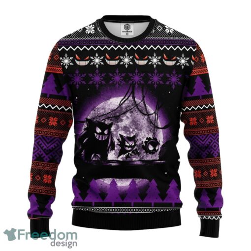 Pokemon Ghost All-Over Print Christmas Sweater Product Photo 1