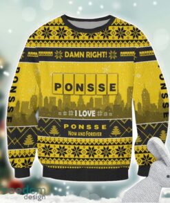 Ponsse Damn Right I Lover Ponsse Now And Forever 3D Ugly Christmas Sweater Christmas Gift Product Photo 2