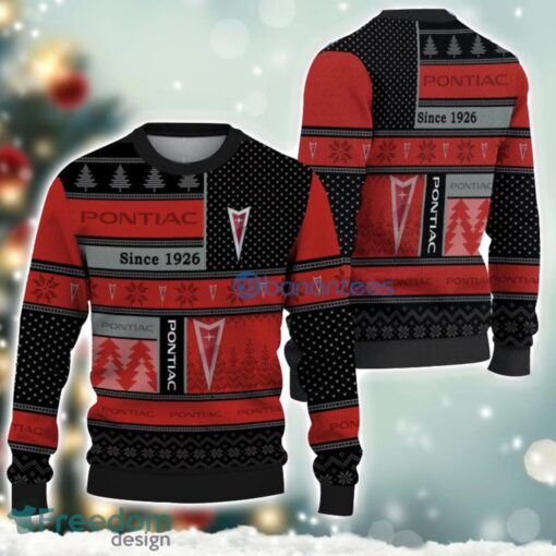 Pontiac Logo Ugly Christmas Sweater For Fans Men And Women Christmas Gift Ideas Product Photo 1