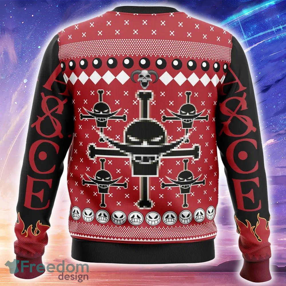 Portgas D. Ace One Piece Ugly Christmas Sweater Trending Holidays For Men Women Fans image Portgas D. Ace One Piece Ugly Christmas Sweater Trending Holidays For Men Women Fans - Portgas D. Ace One Piece Ugly Christmas Sweater_2