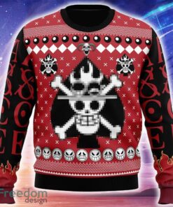 Portgas D. Ace One Piece Ugly Christmas Sweater Trending Holidays For Men Women Fans