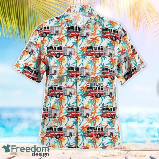 Portsmouth Fire Department, New Hampshire Hawaiian Shirt Gift For Summer Vacation Product Photo 2