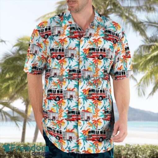 Portsmouth Fire Department, New Hampshire Hawaiian Shirt Gift For Summer Vacation Product Photo 3