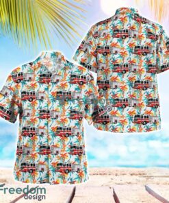 Portsmouth Fire Department, New Hampshire Hawaiian Shirt Gift For Summer Vacation