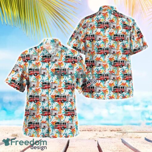 Portsmouth Fire Department, New Hampshire Hawaiian Shirt Gift For Summer Vacation Product Photo 1