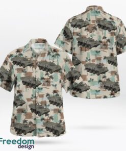 Portuguese Army Pandur II Armoured Personnel Carrier Hawaiian Shirt