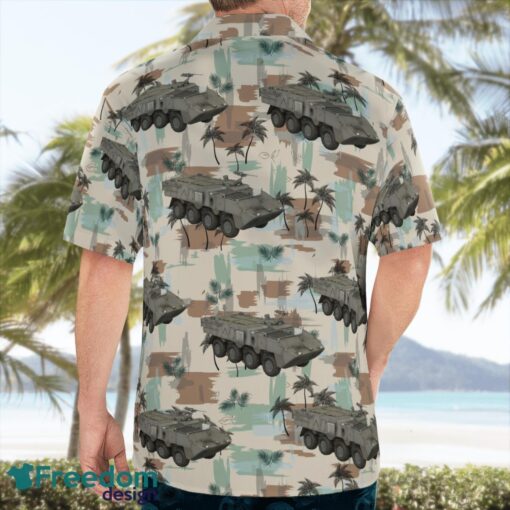 Portuguese Army Pandur II Armoured Personnel Carrier Hawaiian Shirt Product Photo 4