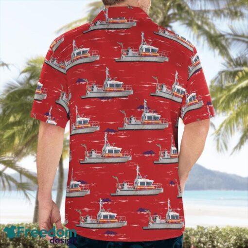 Providence Fire Department Fireboat Providence, Rhode Island Summer Hawaiian Shirt Product Photo 1