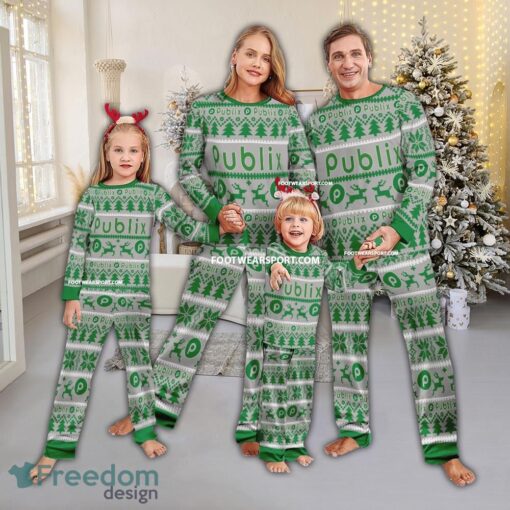 Publix Ugly Christmas Pajamas Set Men Women Children - Publix Ugly Christmas Pajamas Set Men Women Children