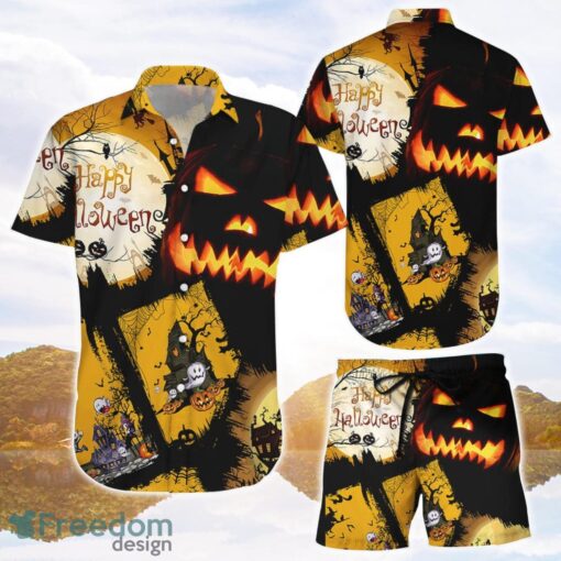 Pumpkin Shirts For Adults Pumpkin Happy Halloween 3D Printing Hawaiian Shirt Halloween Day Gift Product Photo 1