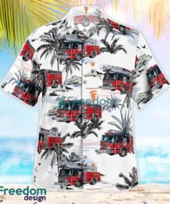 Punta Gorda, Charlotte County, Florida, Punta Gorda Fire Department Beach Hawaiian Shirt Product Photo 2