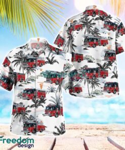 Punta Gorda, Charlotte County, Florida, Punta Gorda Fire Department Beach Hawaiian Shirt Product Photo 1