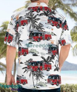 Punta Gorda, Charlotte County, Florida, Punta Gorda Fire Department Beach Hawaiian Shirt Product Photo 4