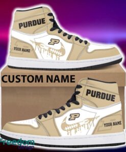 Purdue Boilermakers Air Jordan Hightop Shoes New Custom Name For Fans Gift Sneaker