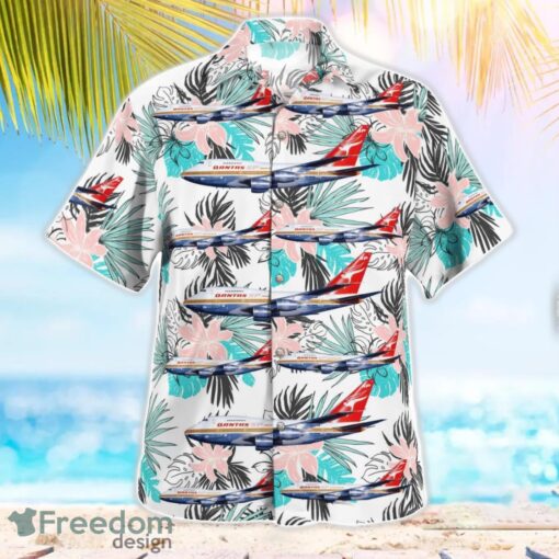 Qantas Boeing 747SP-38 Aloha Hawaiian Shirt Beach Gift Shirt Product Photo 2