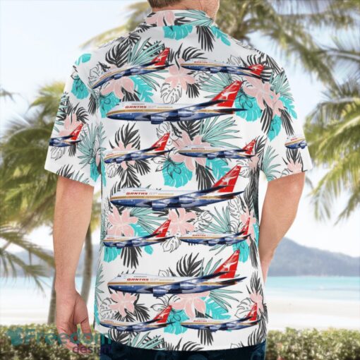 Qantas Boeing 747SP-38 Aloha Hawaiian Shirt Beach Gift Shirt Product Photo 1