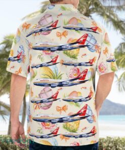 Qantas Boeing 747SP-38, Happy Easter Day Bunny Aloha Hawaiian Shirt Beach Gift Shirt Product Photo 2