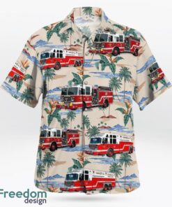 Quakertown, Pennsylvania, Quakertown Fire Company Number 1 Hawaiian Shirt Product Photo 2