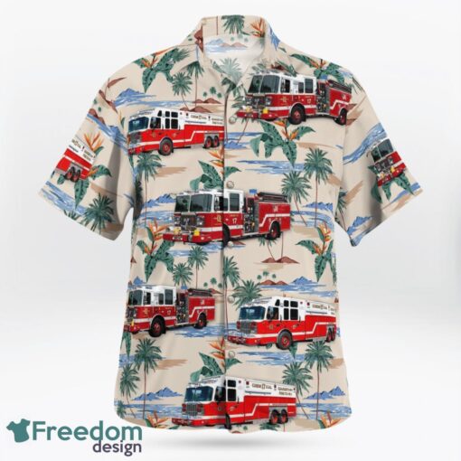 Quakertown, Pennsylvania, Quakertown Fire Company Number 1 Hawaiian Shirt Product Photo 2