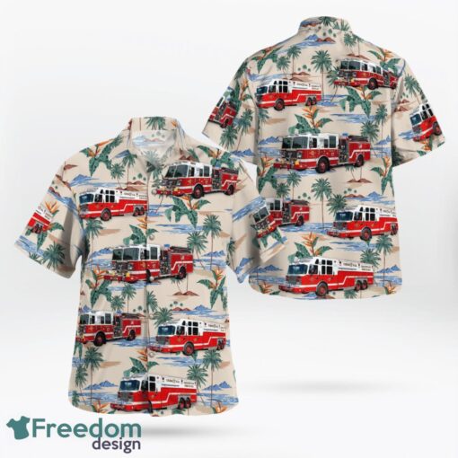 Quakertown, Pennsylvania, Quakertown Fire Company Number 1 Hawaiian Shirt Product Photo 1