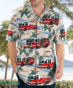 Quakertown, Pennsylvania, Quakertown Fire Company Number 1 Hawaiian Shirt Product Photo 3