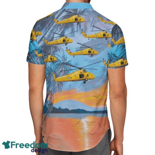 RAF Historical Westland Wessex Search And Rescue Summer Hawaiian Shirt Product Photo 3