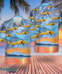 RAF Historical Westland Wessex Search And Rescue Summer Hawaiian Shirt Product Photo 1