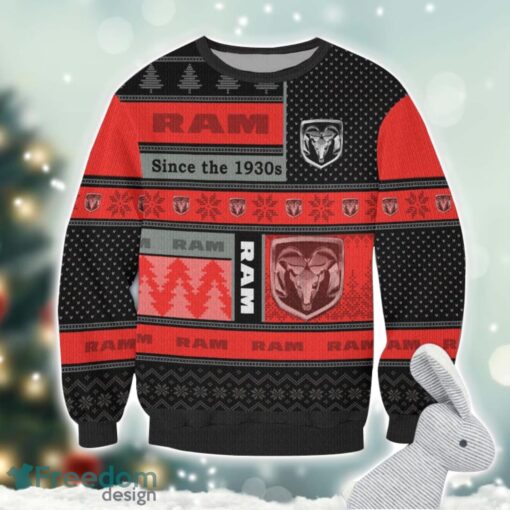 Ram truck Logo Ugly Christmas Sweater For Fans Men And Women Christmas Gift Ideas Product Photo 2