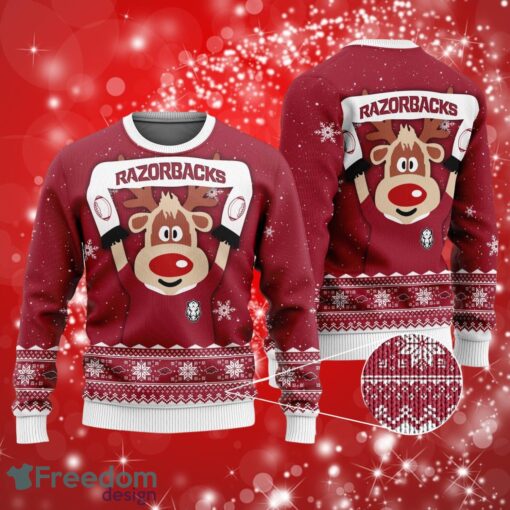 Razorbacks Funny Christmas Full Over Print Gifts Christmas 3D Sweater Shirt Product Photo 1