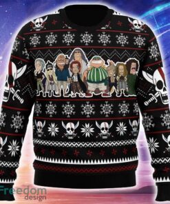 Red Hair Pirates One Piece Ugly Christmas 3D Sweater Trending Holidays For Men Women Fans