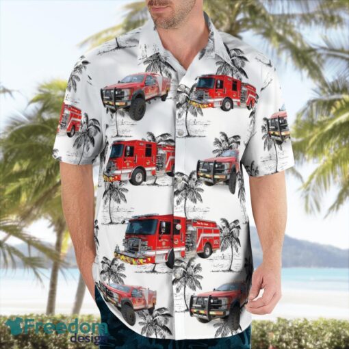 Red Oak, Texas, Red Oak Fire Rescue Hawaiian Shirt Product Photo 3