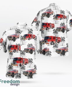 Red Oak, Texas, Red Oak Fire Rescue Hawaiian Shirt Product Photo 1