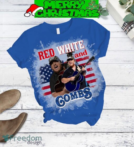 Red White And Combs Country Music Pajamas Set For Women Gift Christmas - Red White And Combs Country Music Pajamas Set-3