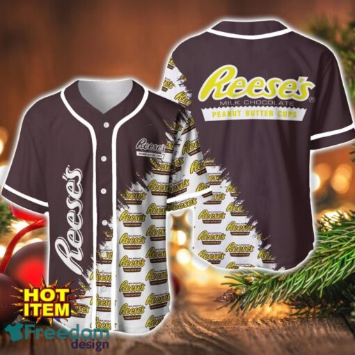 Reese’s Logo Printed Baseball Jersey Shirt For Men And Women Product Photo 1