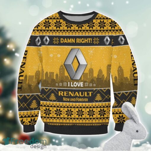 Renault Damn Right I Lover Renault Now And Forever 3D Ugly Christmas Sweater Christmas Gift Product Photo 2