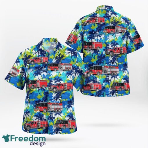 Rhome, Texas, Rhome Fire Department Station 17 Hawaiian Shirt Product Photo 1