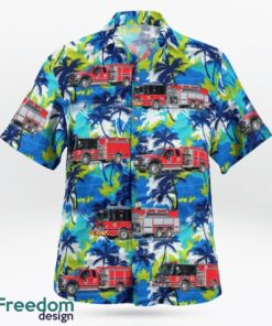 Rhome, Texas, Rhome Fire Department Station 17 Hawaiian Shirt Product Photo 3