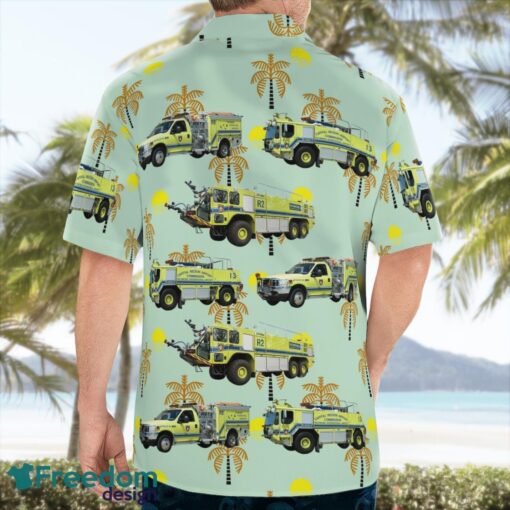 Richmond, Virginia, Richmond International Airport Fire Department Aloha Hawaiian Shirt Beach Gift Shirt Product Photo 2