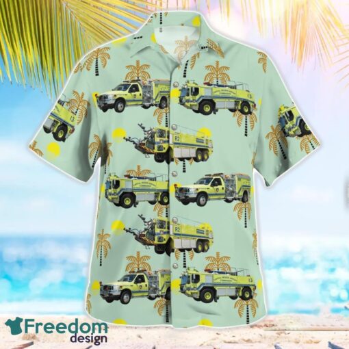 Richmond, Virginia, Richmond International Airport Fire Department Aloha Hawaiian Shirt Beach Gift Shirt Product Photo 3