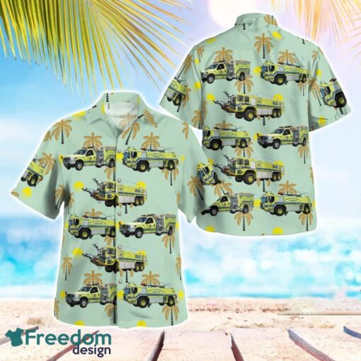 Richmond, Virginia, Richmond International Airport Fire Department Aloha Hawaiian Shirt Beach Gift Shirt Product Photo 1