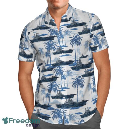 RN HMS Ark Royal (R09) Summer Hawaiian Shirt Product Photo 2