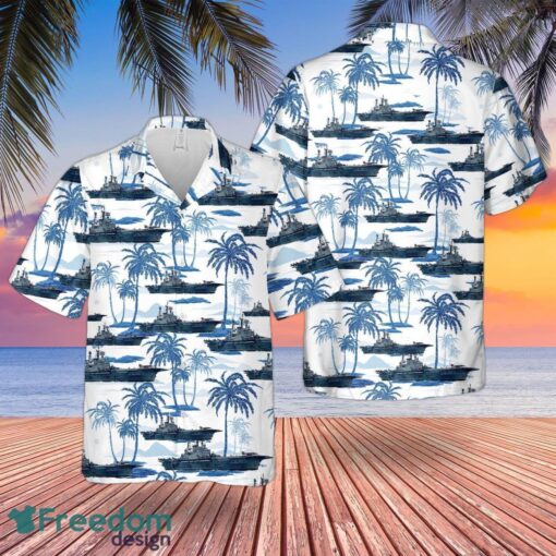 RN HMS Ark Royal (R09) Summer Hawaiian Shirt Product Photo 1