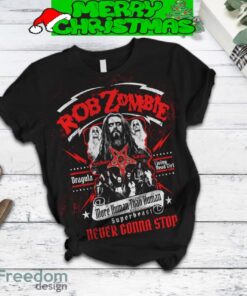 Rob Zombie More Human Than Human Never Gonna Stop Fleece Pajamas Set All Over Print Christmas Gift - Rob Zombie More Human Than Human Never Gonna Stop Fleece Pajamas Set-2