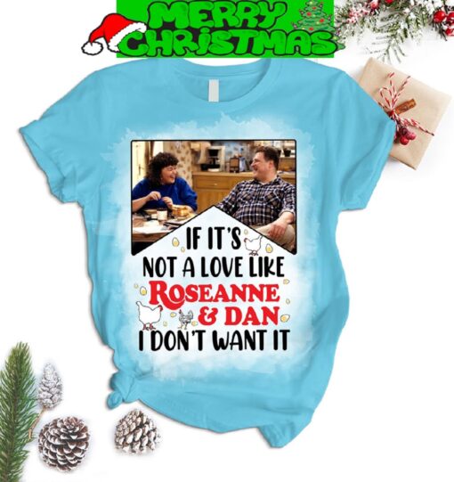 Roseanne Series If It Not A Love Like Roseanne And Dan I Don’t Want It Lanford Lunch Box Fleece Pajamas Set For Christmas - 070824-122117