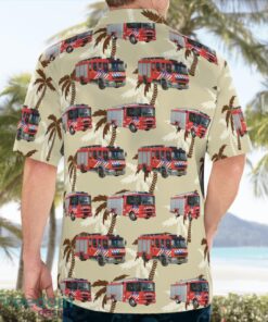 Rotterdam, Netherlands, Brandweer Rotterdam-Rijnmond Aloha Hawaiian Shirt Beach Gift Shirt Product Photo 2