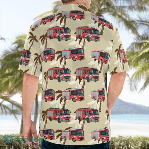 Rotterdam, Netherlands, Brandweer Rotterdam-Rijnmond Aloha Hawaiian Shirt Beach Gift Shirt Product Photo 2