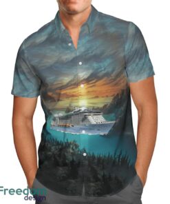 Royal Caribbean Cruises Quantum class Summer Hawaiian Shirt Product Photo 2