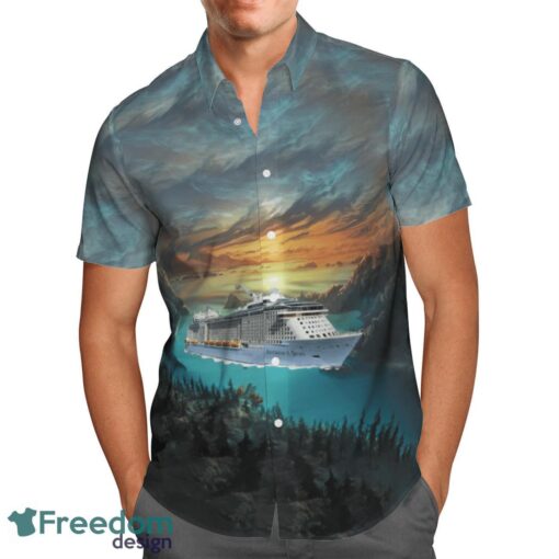 Royal Caribbean Cruises Quantum class Summer Hawaiian Shirt Product Photo 2