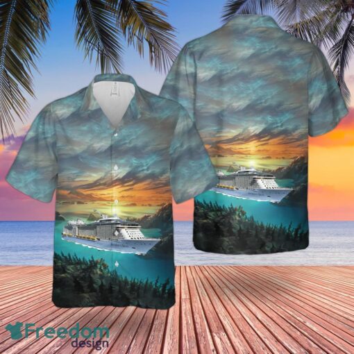 Royal Caribbean Cruises Quantum class Summer Hawaiian Shirt Product Photo 1