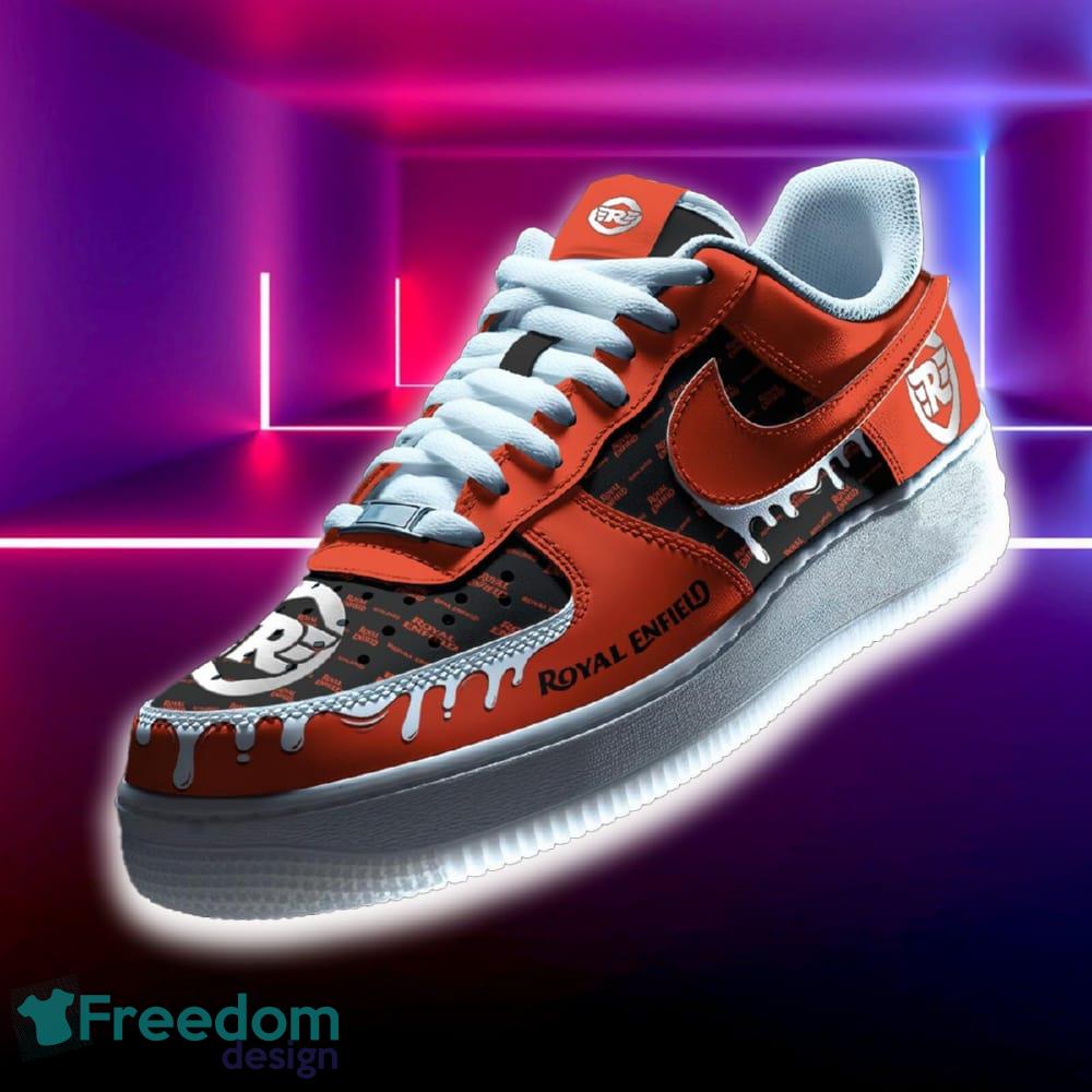 Royal Enfield Car Air Force 1 Sneaker All Over Print For Fans AF1 Shoes - Royal Enfield Car Air Force 1 Sneaker All Over Print For Fans AF1 Shoes